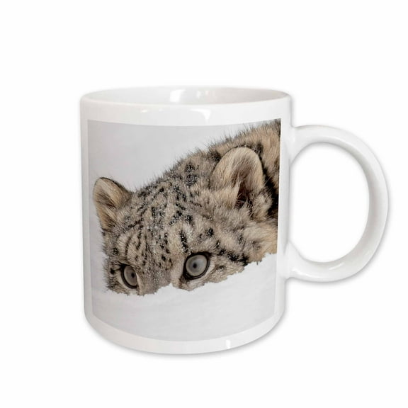 3drose, Snow Leopard, Montana., 15oz Mug