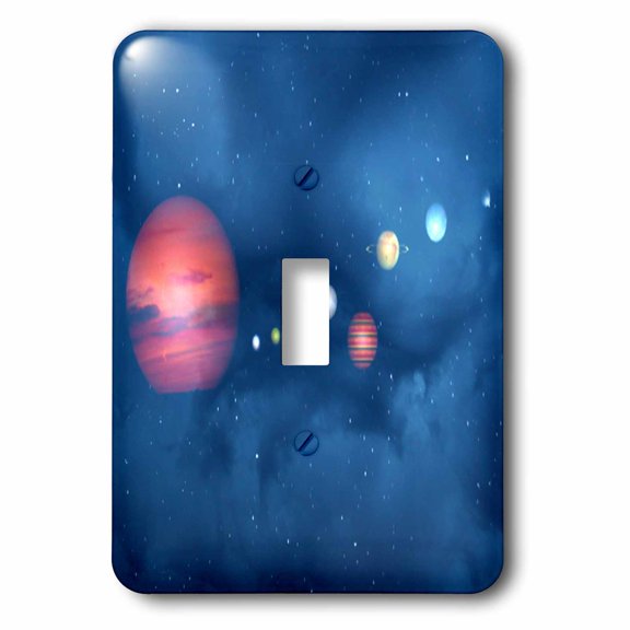 3dRose, Solar System, single toggle switch