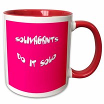 3drose, Solivagants Do It Solo Lone Traveler Quote, 11oz Two-tone Red Mug