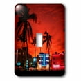 thumbnail image 1 of 3dRose, South Beach Sunset Night, single toggle switch, 1 of 1