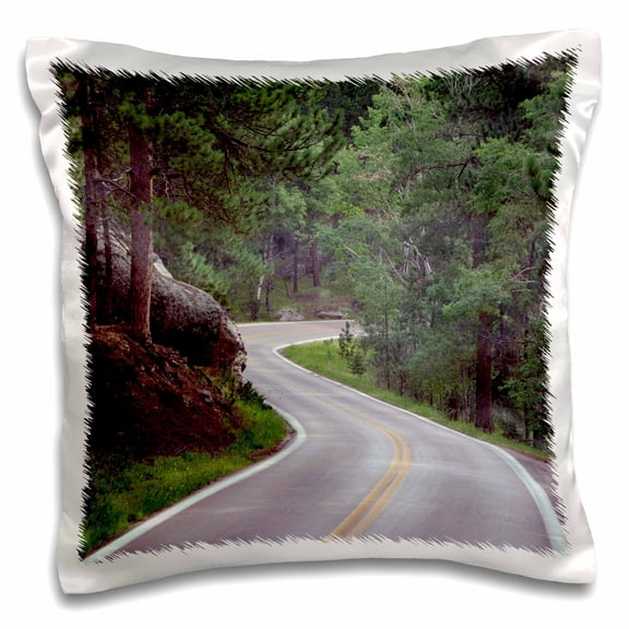 3drose, South Dakota, Custer State Park, Needle Hwy - Us42 Cmi0311 - Cindy Miller Hopkins, 16x16 inch Pillow Case