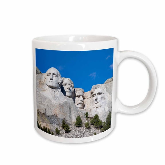 3drose, South Dakota, Mt.rushmore National Memorial, Gutzon Borglum Sculptor, 15oz Mug