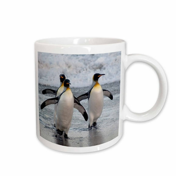 3drose, South Georgia Island, Gold Harbor, King Penguin-an02 Cmi0208 - Cindy Miller Hopkins, 15oz Mug