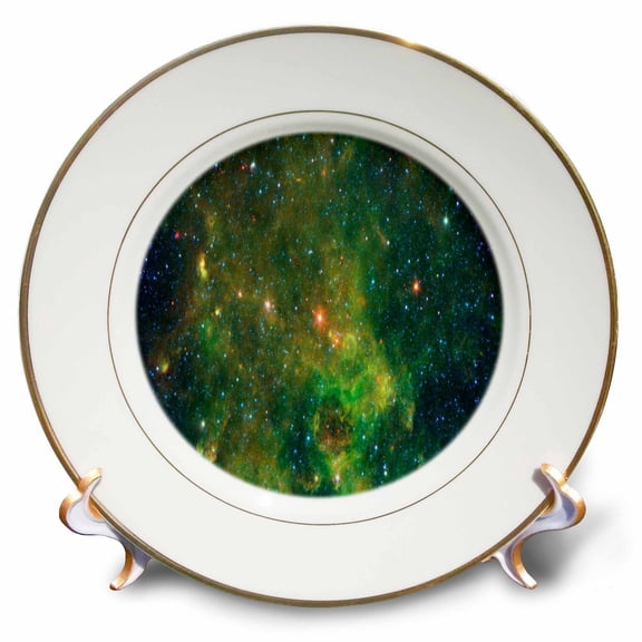 3dRose, Space Universe Galaxy Science, 8 inch Porcelain Plate