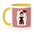 thumbnail image 1 of 3dRose, Spain is represented by a flamenco dancer,flamenco is spanish popular folk music, 11oz Two-Tone Yellow Mug, 1 of 3