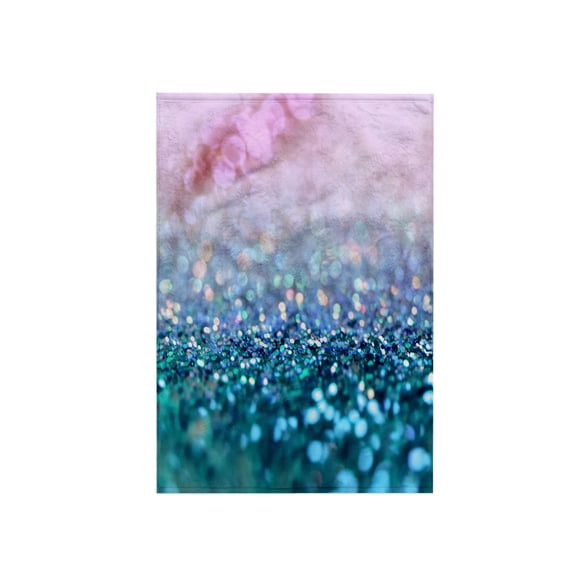 3dRose, Sparkling Teal Blue Luxury Shine Girly Elegant Mermaid Glitter , 15x22 Hand Towel