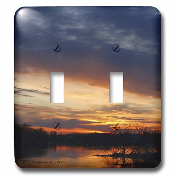 3dRose, Spring Sunset, double toggle switch