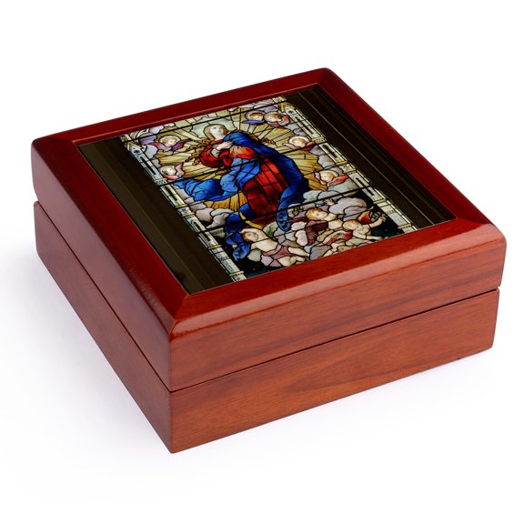 3dRose, St. Joseph Catholic Church, Macon, Georgia - US11 AJE0024 - Adam Jones, Jewelry Box 5.5x5.5 inch with 4 inch tile