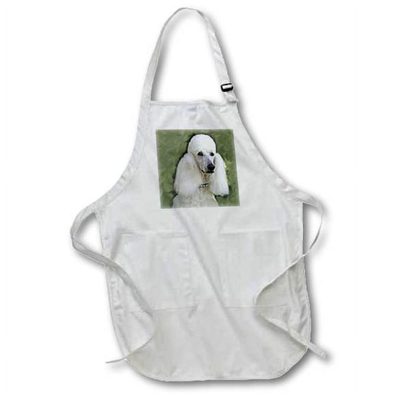 3dRose, Standard Poodle, Full Length Apron with Pockets 22w x 30l