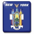 thumbnail image 1 of 3dRose, State Flag Of New York, double toggle switch, 1 of 1