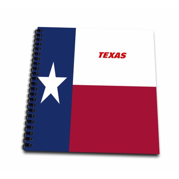 3dRose, State Flag Of Texas, Mini Notepad 4 x 4 inch