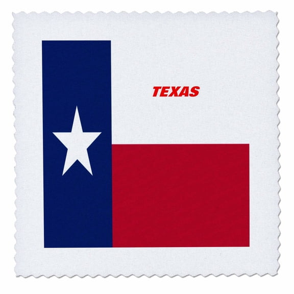 3dRose, State Flag Of Texas, 8x8 inch quilt square