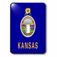 thumbnail image 1 of 3dRose, State Flag of Kansas (PD-US), single toggle switch, 1 of 1