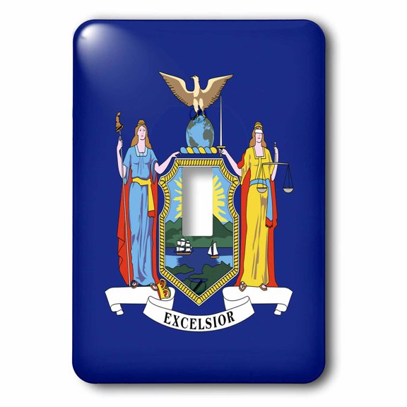 3dRose, State Flag of New York (PD-US), single toggle switch