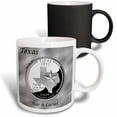 thumbnail image 1 of 3drose, State Quarter Texas, 11oz Magic Transforming Mug, 1 of 7