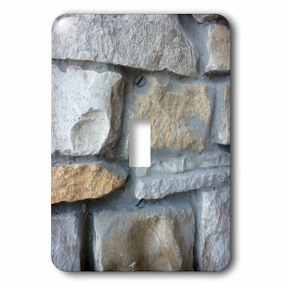 3dRose, Stone Wall, single toggle switch