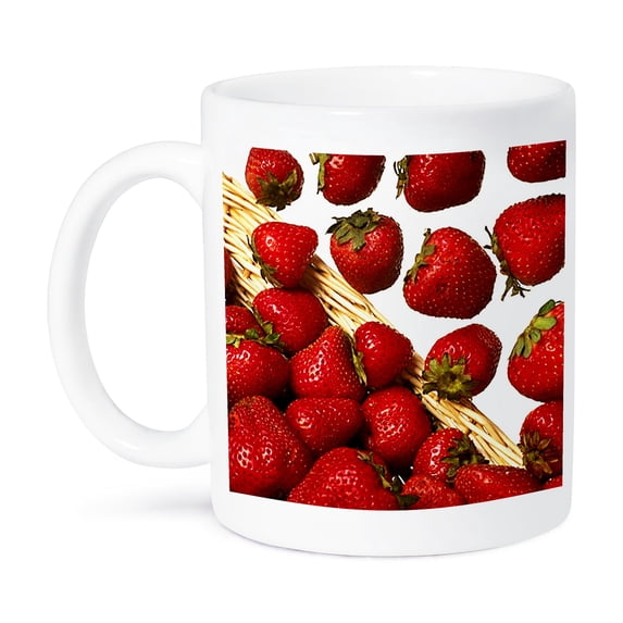 3dRose, Strawberries, 11oz Mug