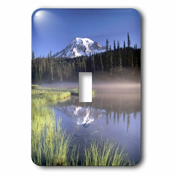 3dRose, Sunrise, Reflection Lake, Mt Rainier NP, Wa - US48 JWI0894 - Jamie and Judy Wild, single toggle switch