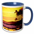 thumbnail image 1 of 3drose, Sunset Poipu Kauai Hawaii - Us12 Dpb0453 - Douglas Peebles, 15oz Two-tone Blue Mug, 1 of 6