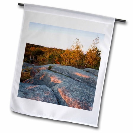 3dRose, Sunset Rock, Gloucester, Massachusetts - US22 JMO0302 - Jerry and Marcy Monkman, 18 x 27 inch Garden Flag