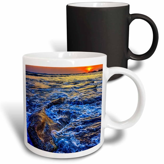 3drose, Sunset in Bali, Indonesia, a Tropical Paradise., 11oz Magic Transforming Mug