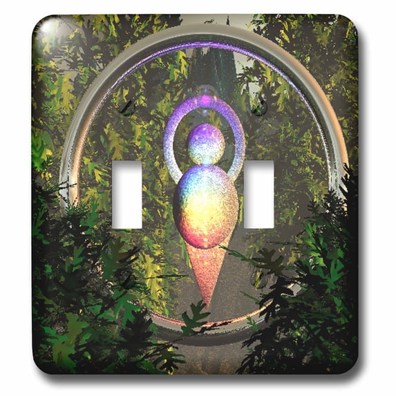 3dRose, Symbol representing the Chakras, double toggle switch