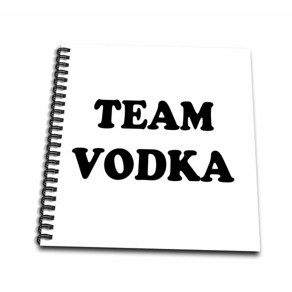 3dRose, TEAM VODKA, Mini Notepad 4 x 4 inch