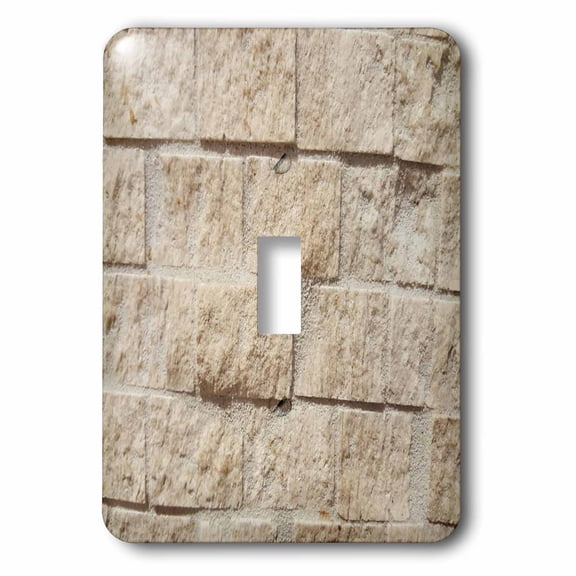 3dRose, Tan Brick Wall Stone, single toggle switch