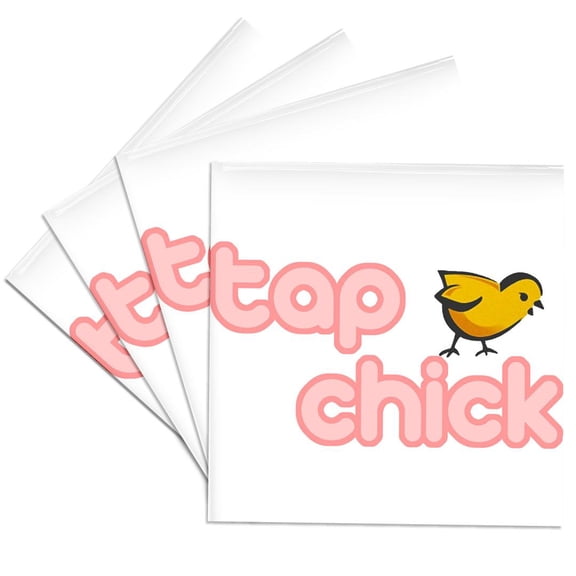 3dRose, Tap Chick, Set of 4 Ceramic Tile Coasters