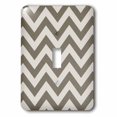 thumbnail image 1 of 3dRose, Taupe Zig Zag Stripes, single toggle switch, 1 of 1