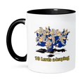 thumbnail image 1 of 3dRose, Ten Lords a-Leaping, 15oz Two-Tone Black Mug, 1 of 7