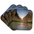 thumbnail image 1 of 3drose, Texas, Big Bend National Park. Rio Grande - Us44 Gje0010 - Gavriel Jecan, Set of 4 Coasters - Soft, 1 of 7
