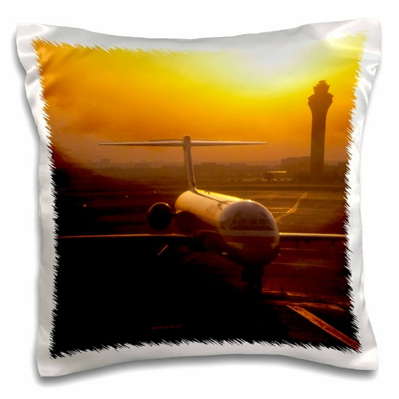 3drose, Texas Dallas Airport - Us44 Cmi0005 - Cindy Miller Hopkins, 16x16 inch Pillow Case