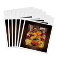 thumbnail image 1 of 3dRose, Thanksgiving Feast, 6 Greeting Cards with envelopes, 1 of 7