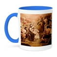 thumbnail image 1 of 3dRose, The Baptism of Jesus Christ by John the Baptist Hand Colored Vintage, 11oz Two-Tone Blue Mug, 1 of 7