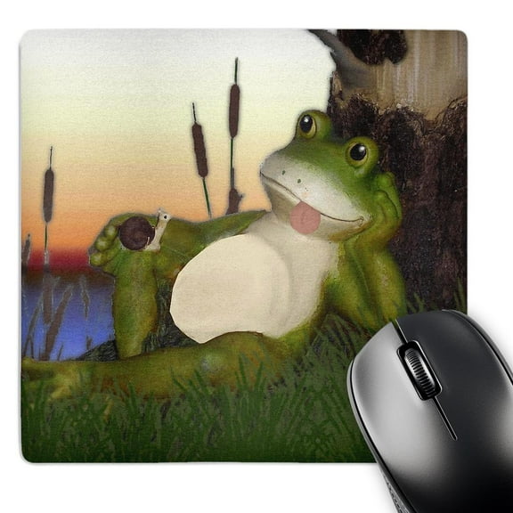 3dRose, The Frog and the Snail, MousePad