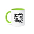 thumbnail image 1 of 3drose, the Grass Is Greener Where You Water It, 11oz Two-tone Green Mug, 1 of 6