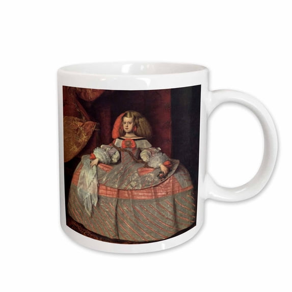 3drose, the Infanta Margarita, C. 1658-60 by Diego Velazquez De Silva, 11oz Mug