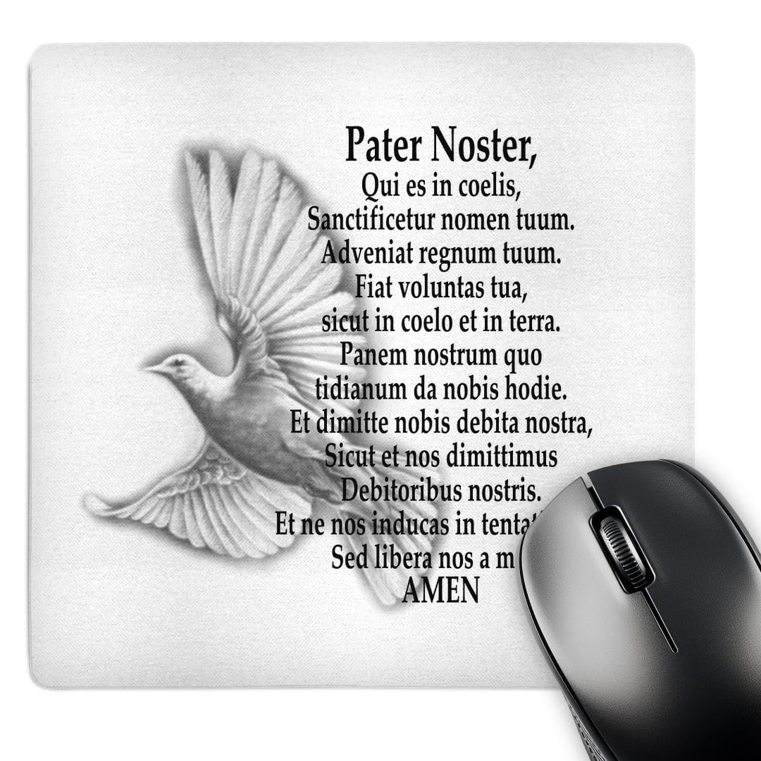 3dRose, The Lords Prayer in Latin with Flying Dove, MousePad - Walmart.com