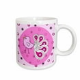 thumbnail image 1 of 3drose, the Paisley Peacock Birds of a Feather Pink 2 of 4, 11oz Mug, 1 of 6