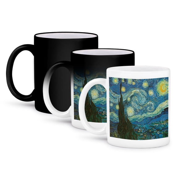 3dRose, The Starry Night by Vincent Van Gogh, 11oz Magic Transforming Mug
