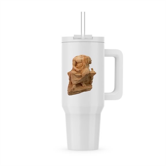 3dRose, The Unidentified Philosopher Statue Of The Bouleuterion, 40oz Tumbler