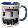 thumbnail image 1 of 3drose, the Fire Department Building in Tonopah Nevada in a Poster Edge, 15oz Two-tone Blue Mug, 1 of 6