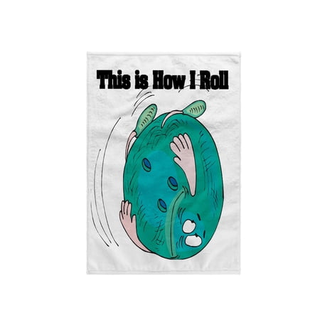 3dRose, This Is How I Roll Bowling Ball Bowlers Design, 15x22 Hand Towel