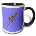 thumbnail image 1 of 3drose, Three Beautifully Colored European Bee-eaters, 11oz Two-tone Black Mug, 1 of 6