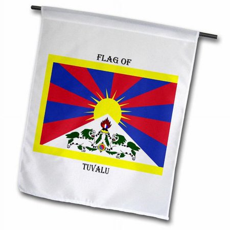 3dRose Tibet Polyester 1'6'' x 1' Garden Flag