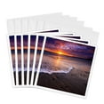 thumbnail image 1 of 3drose, Tide San Buenaventura State Beach at Sunset, Ventura, California, Usa, 6 Greeting Cards with Envelopes, 1 of 7