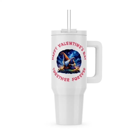 Together Forever And A Couple Of Dwarves, Gnomes Look At Starry Sky, 40oz Tumbler