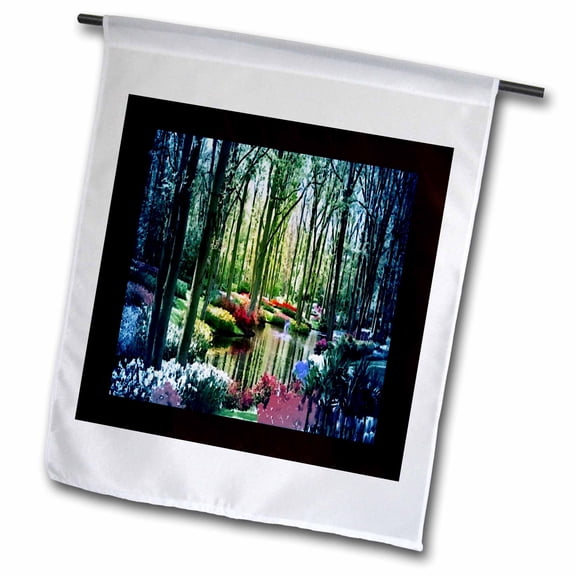 3dRose, Tranquil Nature, 12 x 18 inch Garden Flag