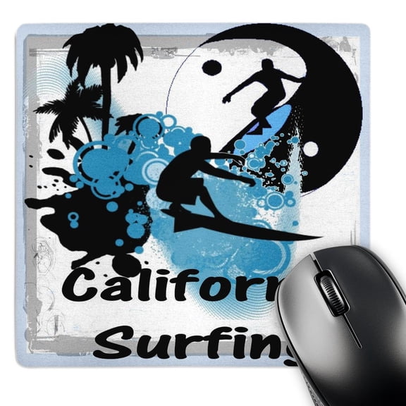 3dRose, Tribal California Surfer Logo, MousePad